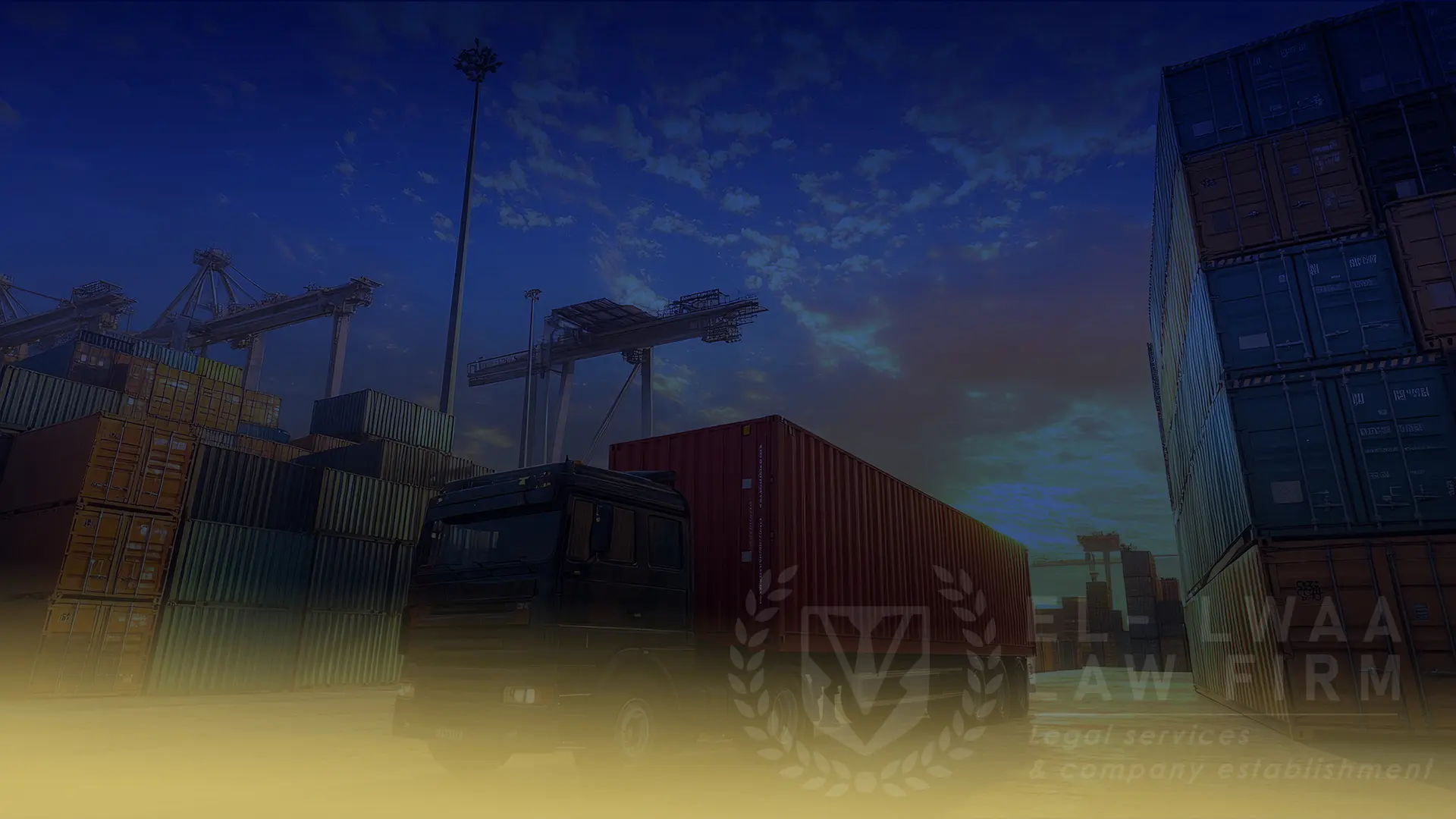 خدمات لوجستية وشحن بحري